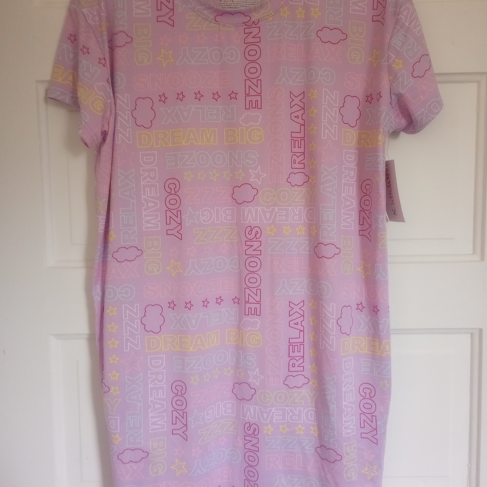 Pink Graphic Sleep Shirt
